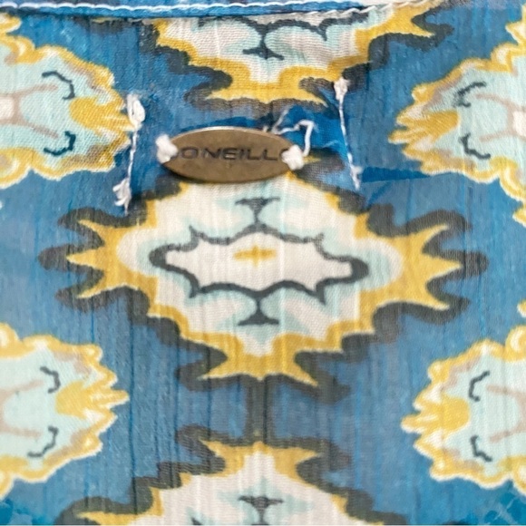 O’NEILL Boho Swim Coverup Kaftan Bali Ikat Beachy Size Small - Picture 5 of 8